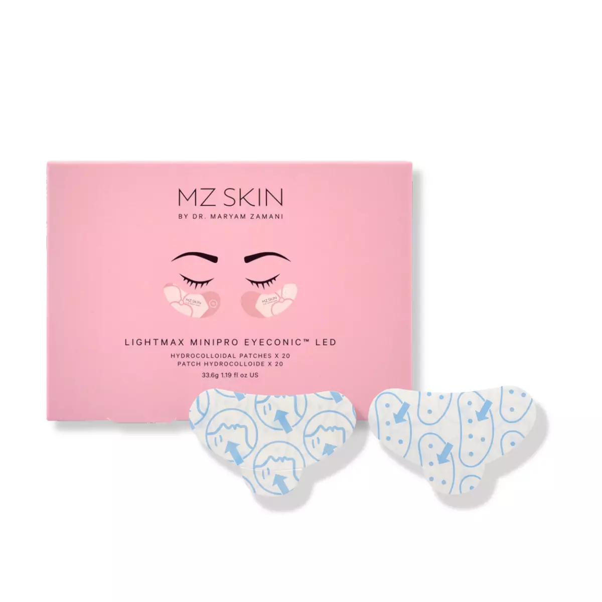 Патчі для закріплення LED маски для зони навколо очей MZ Skin LightMAX MiniPro Hydracolloidal Patch